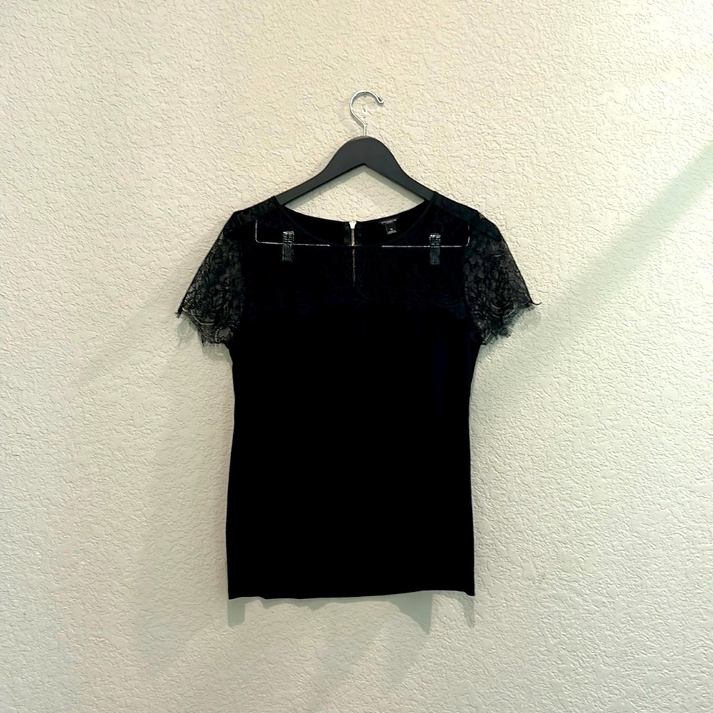 Ann Taylor black Medium blouse